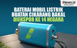 Infografis Baterai Mobil Listrik Buatan Cikarang Bakal Diekspor ke 14 Negara