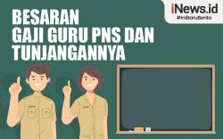 Infografis Besaran Gaji Guru PNS dan Tunjangannya