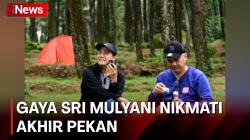  Gaya Sri Mulyani Nikmati Akhir Pekan Camping ke Gunung Pancar