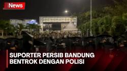 Suporter Bentrok dengan Polisi saat Laga Persib Vs Dewa United, 25 Orang Ditangkap<