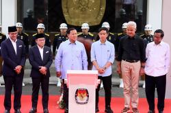 3 Pasangan Capres-Cawapres dan 18 Parpol Peserta Pemilu Deklarasi Kampanye Damai
