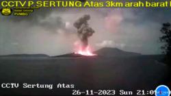 PVMBG: Gunung Anak Krakatau 66 Kali Erupsi sejak Awal 2023