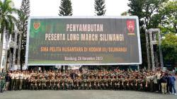 Taruna-Taruni SMA Pelita Nusantara Long March Siliwangi 494,4 Km dari Yogyakarta hingga Bandung