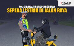 Infografis Polisi Bakal Tindak Penggunaan Sepeda Listrik di Jalan Raya