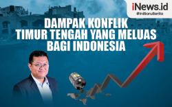 Infografis Dampak Konflik Timur Tengah yang Meluas bagi Indonesia