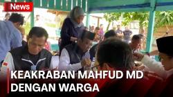 Mahfud MD Akrab Makan Siang Bareng Warga Sabang, Usai Kampanye Hari Pertama
