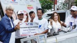 Terima Gerobak Gratis, Ini Harapan Pelaku UMKM di Balikpapan untuk Partai Perindo<