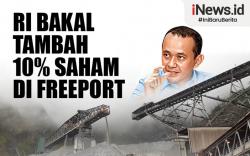 Infografis RI Bakal Tambah 10% Saham di Freeport