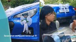 Viral Pengantin Pria asal Pati Bawa Seserahan Mobil Sport Senilai Rp1 Miliar<