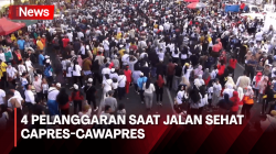 Bawaslu Kota Makassar Ungkap 4 Pelanggaran saat Jalan Sehat Capres-Cawapres