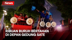 Ribuan Buruh akan Menginap di Depan Gedung Sate Jelang Penetapan UMK 2024
