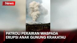 Aktivitas Meningkat, Satpolair Imbau Wisatawan dan Nelayan Tidak Mendekati Anak Gunung Krakatau