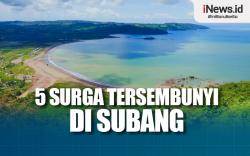 Infografis 5 Surga Tersembunyi di Subang