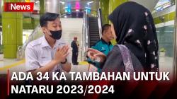 KAI Operasikan KA Tambahan Nataru 2023/2024, Tiket Sudah Bisa Dipesan