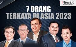 Infografis 7 Orang Terkaya di Asia 2023