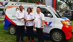 Beri Ambulans ke DPD, Ketua DPW Partai Perindo Sumut Rudi Zulham: Bantu Masyarakat Kota Medan<