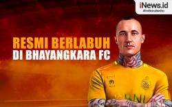 Infografis Radja Nainggolan Resmi Gabung ke Bhayangkara FC