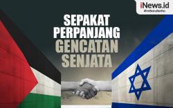 Infografis Hamas dan Israel Sepakat Perpanjang Gencatan Senjata