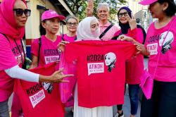 Aksi Relawan Ganjar-Mahfud, PINK Movement Mendorong Partisipasi Pemilih Perempuan