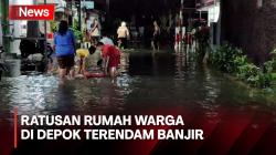 Ratusan Rumah Warga di Depok Kembali Terendam Banjir usai Kali Jantung Meluap