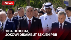 Tiba di Dubai, Presiden Jokowi Disambut Sekretaris Jenderal PBB