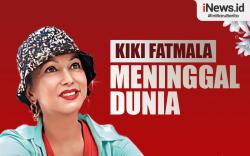 Infografis Kabar Duka, Kiki Fatmala Meninggal Dunia