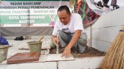 Ojol Relawan Ganjar-Mahfud Bangun Posko Pemenangan dan Renovasi Basecamp di Tangerang<