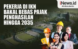 Infografis Pekerja di IKN Bakal Bebas Pajak Penghasilan hingga 2035