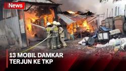 Api Mengamuk, Bakar Puluhan Lapak Barang Bekas dan 1 Unit Bengkel di Pondok Kopi