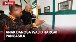 Momen Ganjar Berkunjung ke Rumah Pengasingan Bung Karno di Ende