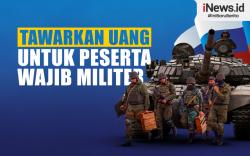 Infografis Rusia Tawarkan Uang agar Anak Muda Tertarik Wajib Militer 