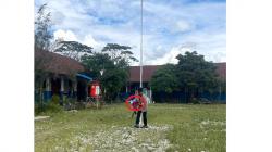 Geger Penemuan Kain Bermotif Bintang Kejora di Tiang Bendera SD Mulele Wamena