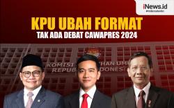 Infografis KPU Ubah Format, Tak Ada Debat Cawapres 2024
