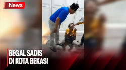 Sayat Leher Korban, Pelaku Begal Sadis di Fly Over Kranji Babak Belur Diamuk Massa
