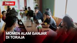 Berkunjung ke Toraja, Alam Ganjar Makan Siang sambil Tampung Aspirasi Pemuda