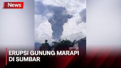 Kembali Erupsi, Gunung Marapi di Sumbar Semburkan Abu Setinggi 3.000 Meter