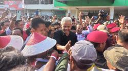 Ganjar Pranowo Tiba di Kendari, Diteriaki Presiden oleh Masyarakat