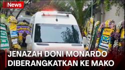 Jenazah Doni Monardo Dibawa Ambulans dari Rumah Duka ke Mako Kopassus