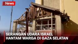 Pemboman Besar-besaran Israel Hantam Gaza Selatan, Warga Terpaksa Mengungsi