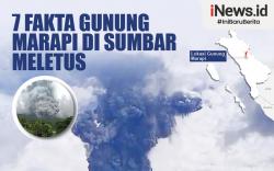 Infografis 7 Fakta Gunung Marapi di Sumbar Meletus