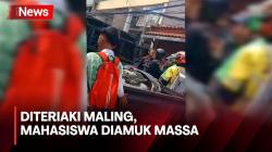 Mahasiswa Bawa Pikap Diamuk Massa Usai Diteriaki Maling di Koja