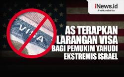 Infografis AS Terapkan Larangan Visa bagi Pemukim Yahudi Ekstremis Israel