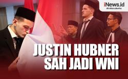 Infografis Justin Hubner Sah Jadi WNI