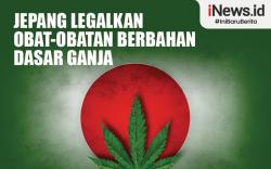 Infografis Jepang Legalkan Obat-obatan Berbahan Dasar Ganja