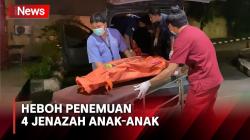 4 Jenazah Anak Diduga Korban Pembunuhan Dibawa dan Diautopsi di RS Polri