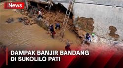Pasca Diterjang Banjir, 4 Rumah dan 1 Ruko di Sukolilo Pati Tergenang