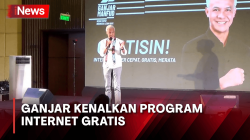 Di Hadapan Mahasiswa Balikpapan, Ganjar Kenalkan Program Internet Gratis