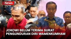 Soal Pengunduran Diri Wamenkumham, Jokowi: Suratnya Belum di Meja Saya