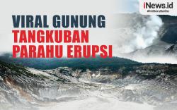 Infografis Video Gunung Tangkuban Parahu Erupsi Viral!