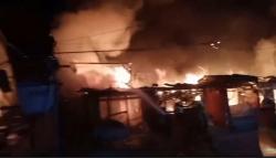 6 Toko Penjual Abon dan Barang Antik di Surabaya Ludes Terbakar<